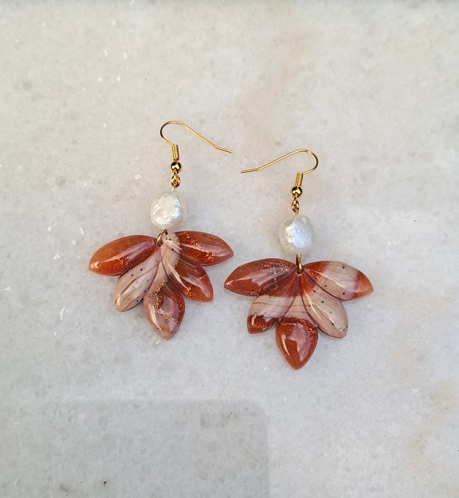 Rust Blossoming Flower