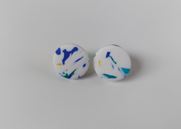 Mix & Match oorbellen Cirkel klein Confetti