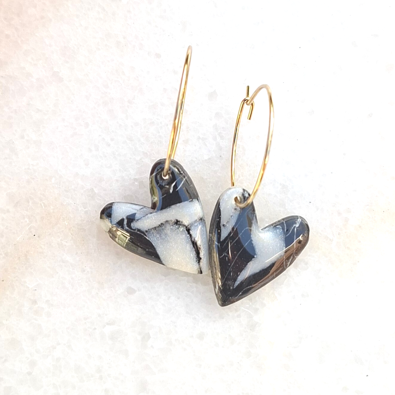 Monochrome Chic Hearts