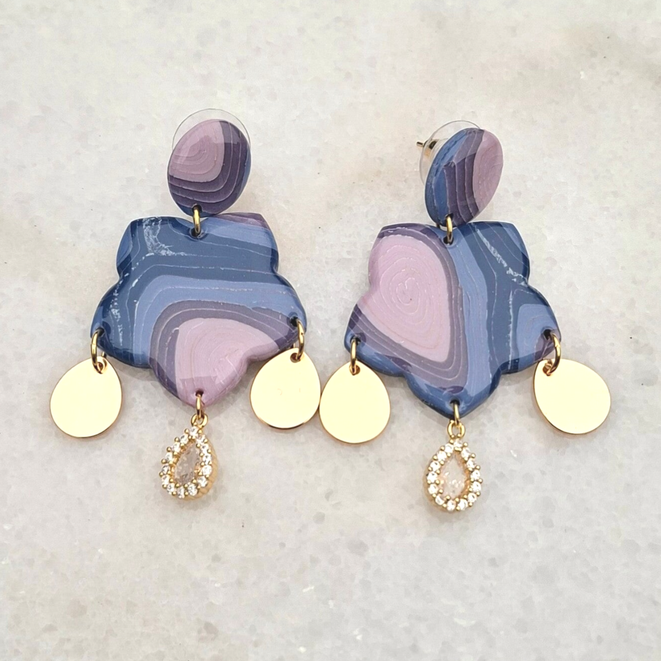 Lavender Gold Flower Chic