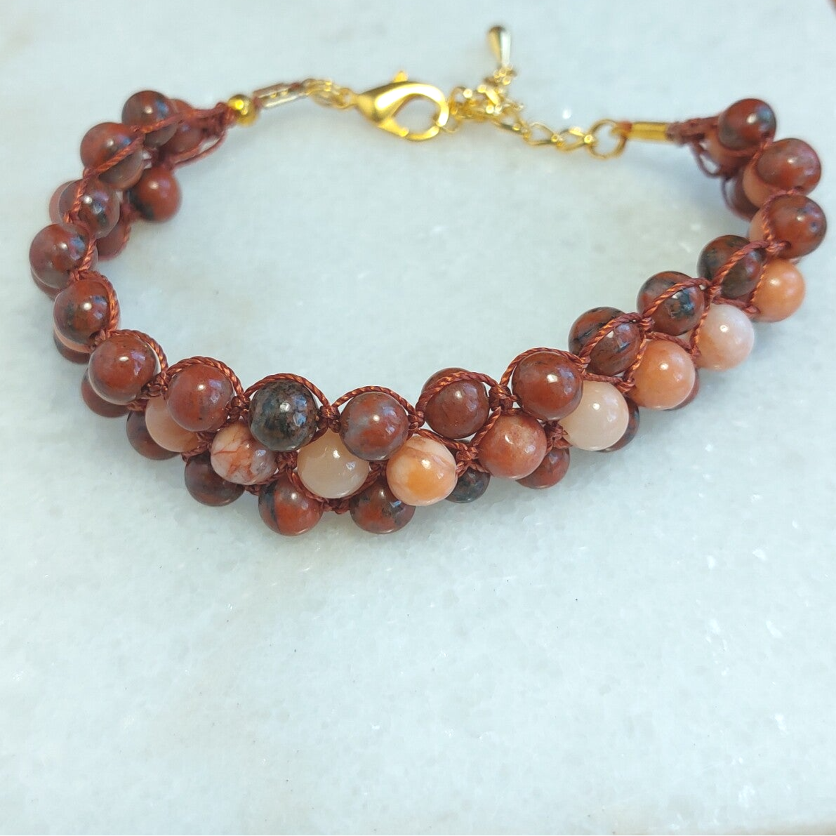 Armband Spicy Cinnamon Shambala