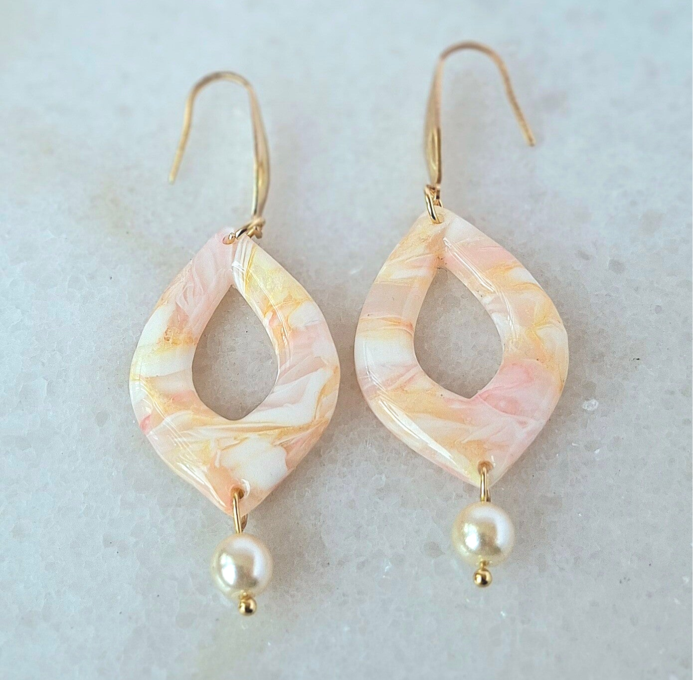 Rosy Apricot | Droplets&Pearl | Lichtgewicht