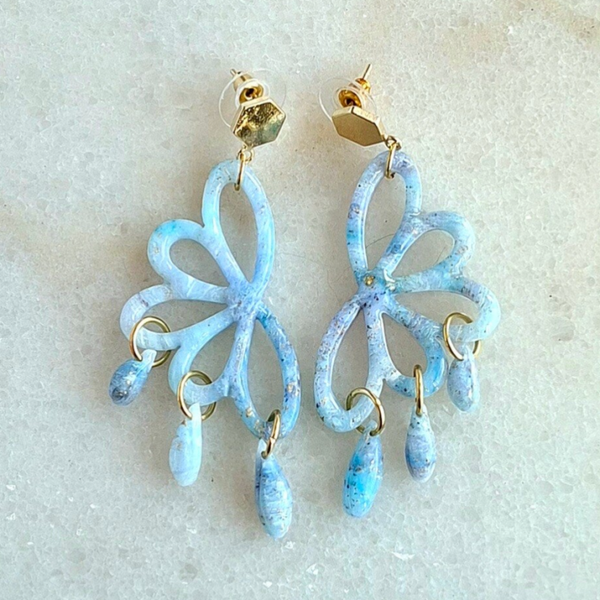 Soft Tide | Boho Blauwe Hangers | Lichtgewicht