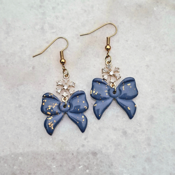 Lavender Gold Bows Chic