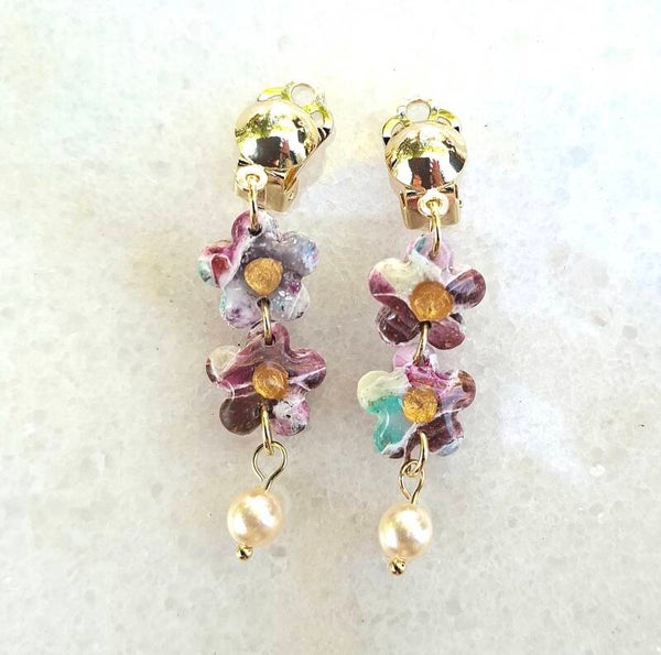 Artisan Bloom - Clips -Double Flower - Lichtgewicht