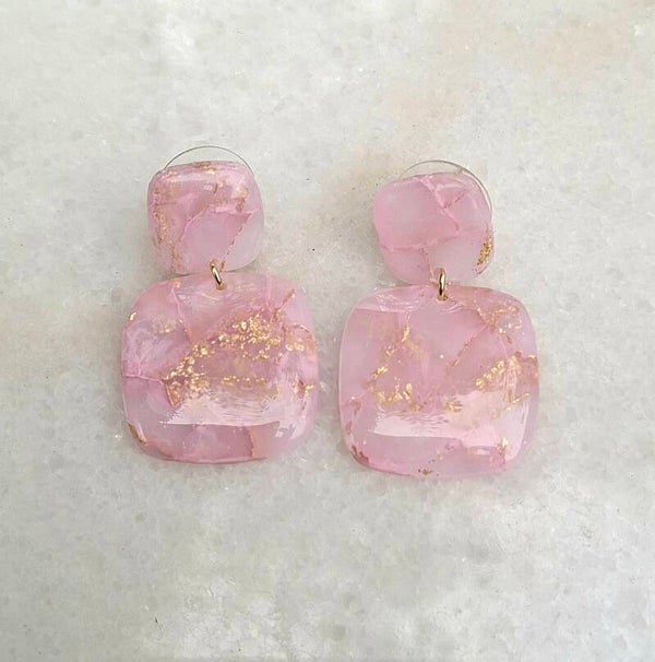 Cherry Blossom Gold Blocks - lichtgewicht roze