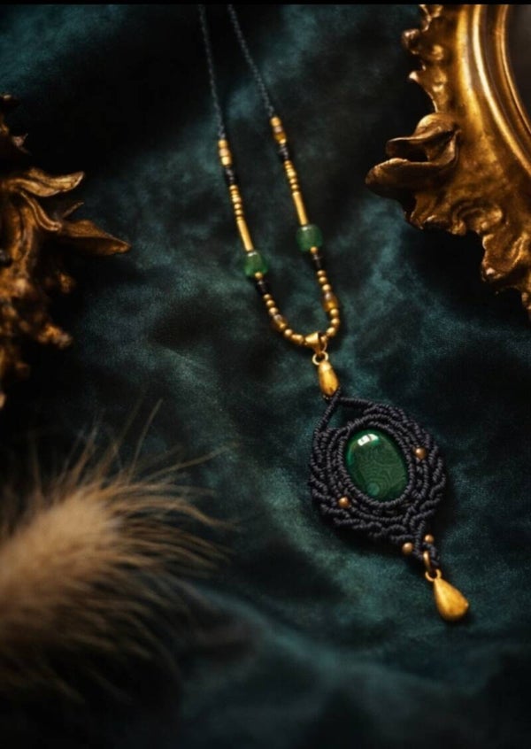 Médaillon malachite