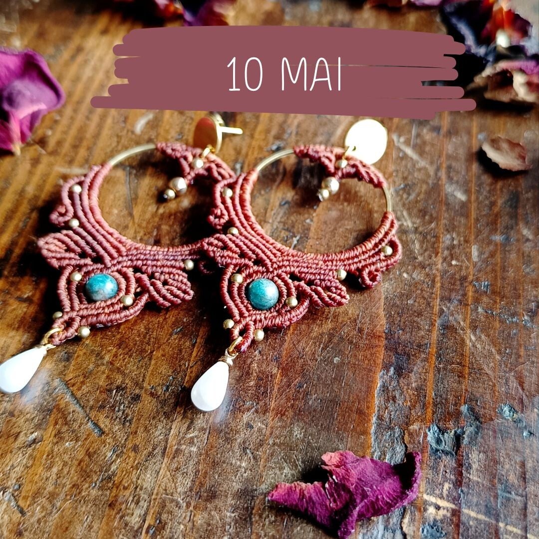 Stage boucles d oreilles debutant/inter  10 Mai 2026