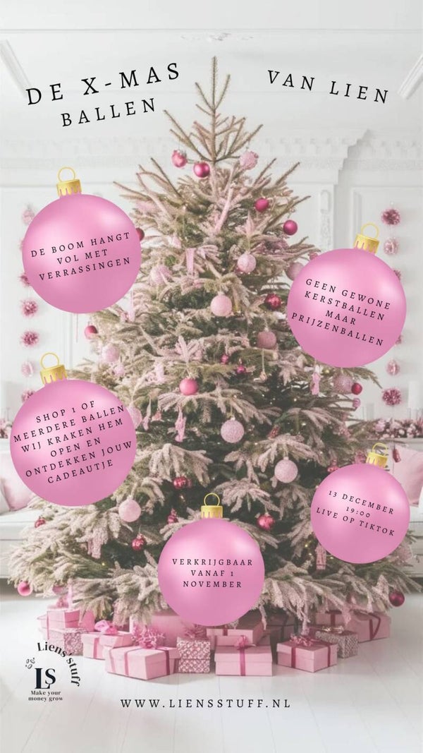De X-mas ballen van Lien "incl Verzendkosten "
