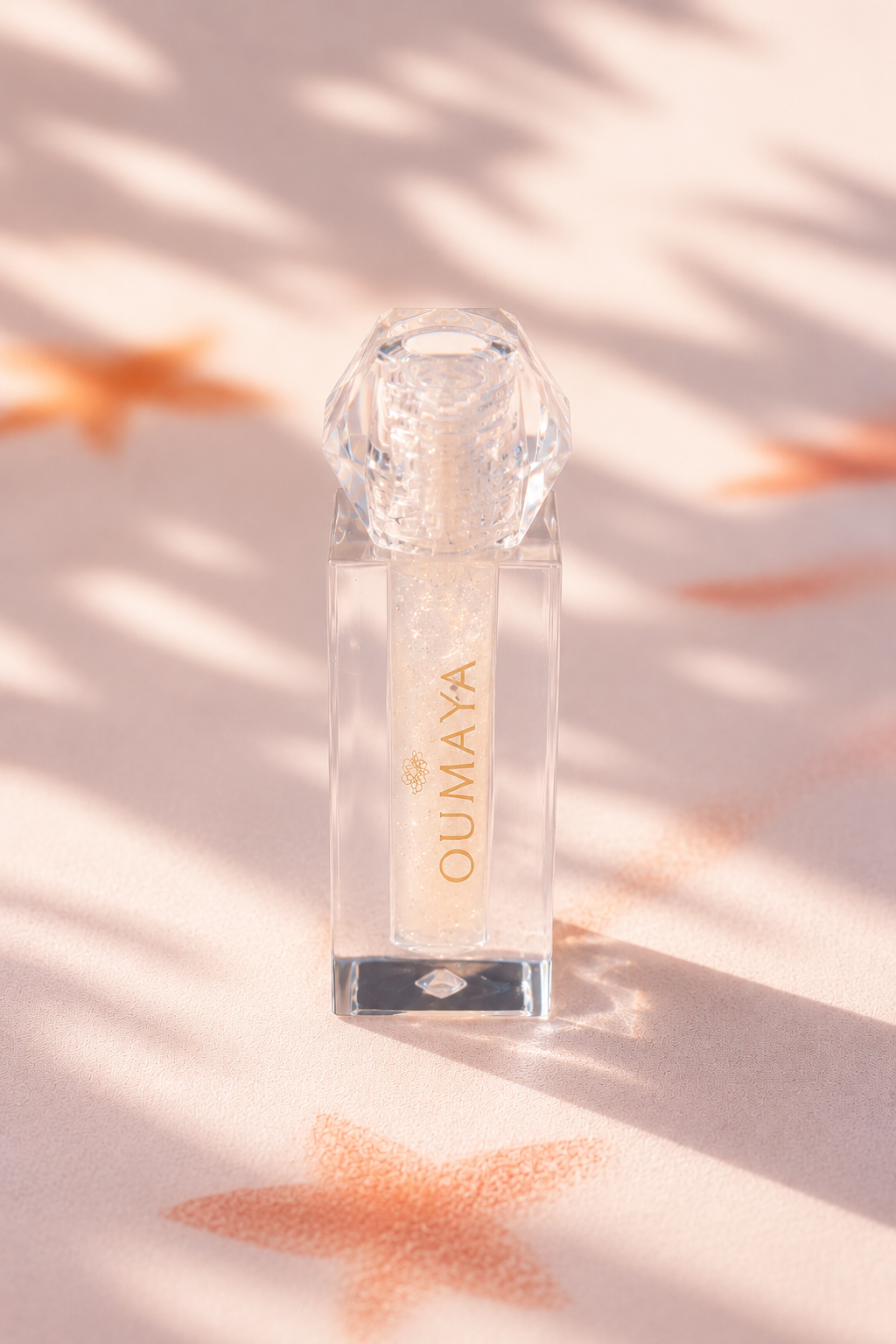 Huile à lèvres pailletée OUMAYA
