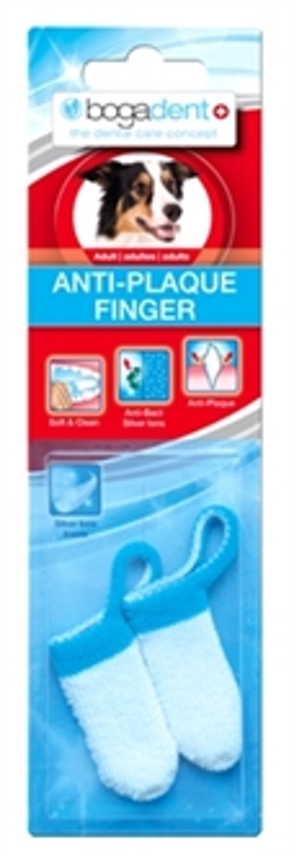 W2-97892 BOGADENT PLAQUE VINGER TANDENBORSTEL ADULT 2 ST