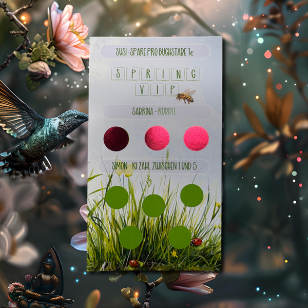 Klappkarte „VIP SPRING“