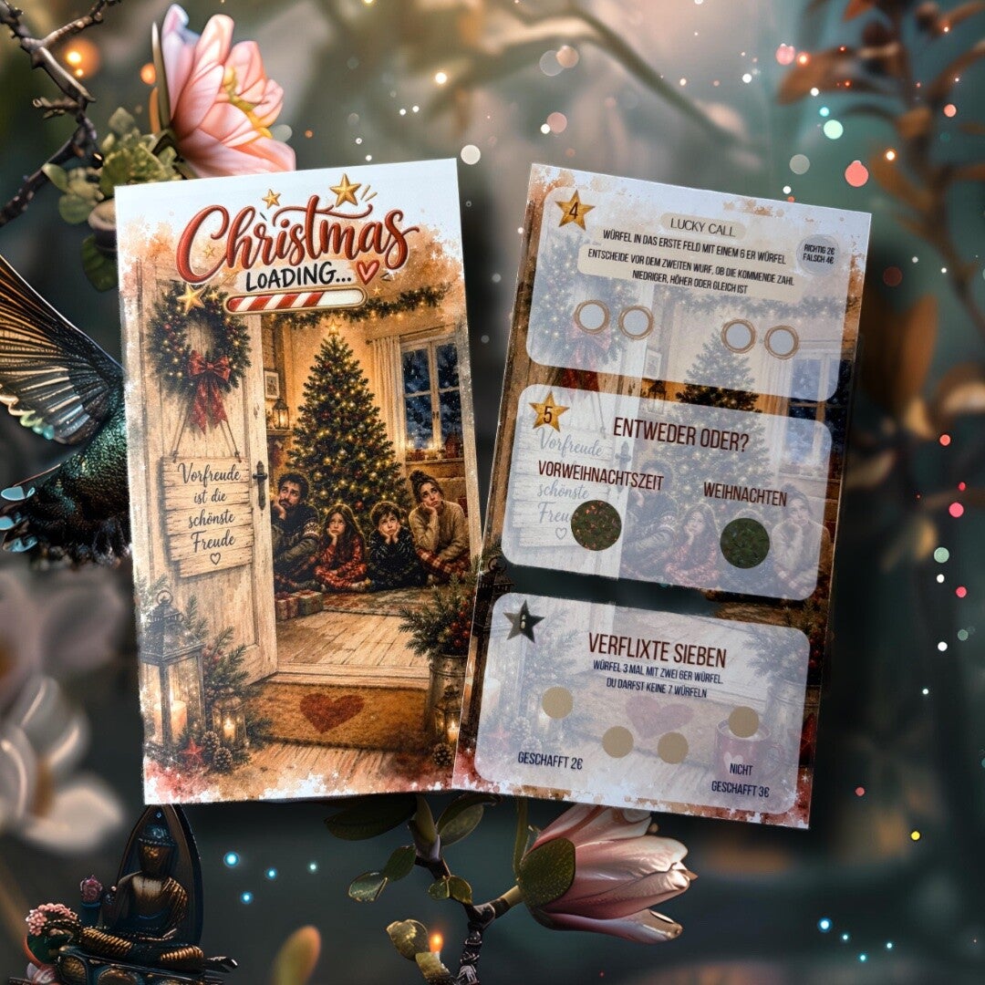 Klappkarte „CHRISTMAS LOADING“