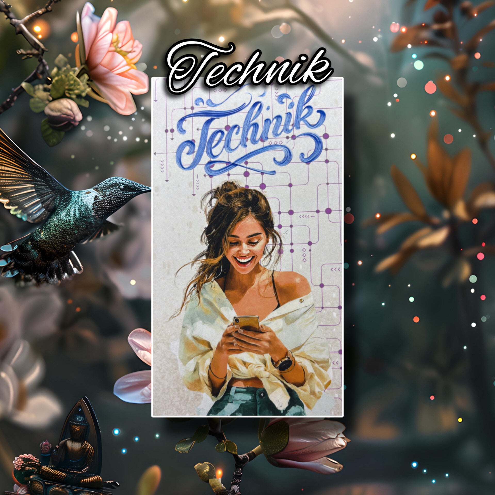 Klappkarte „TECHNIK“