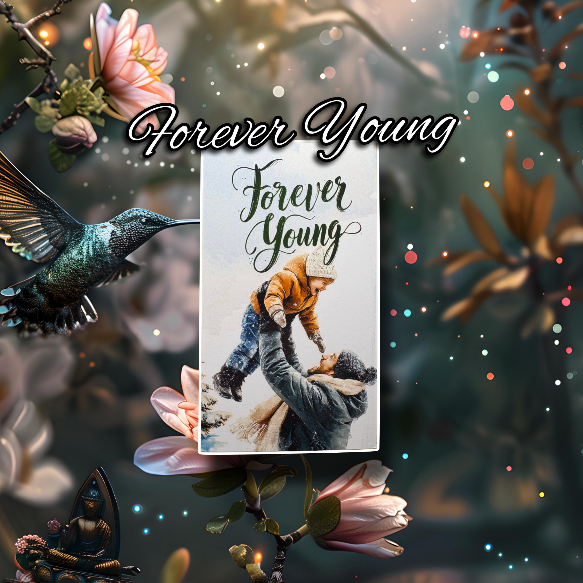 Klappkarte „FOREVER YOUNG"