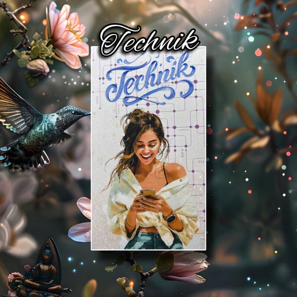 Klappkarte „TECHNIK“
