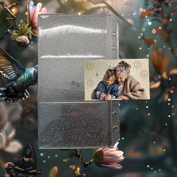 A6 Glitzer Hüllen für Minis