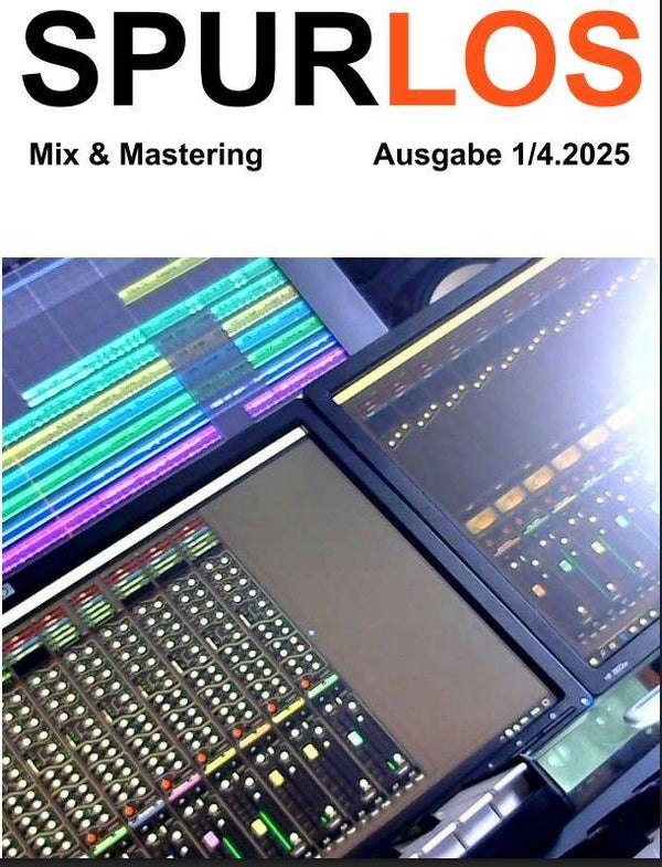 Mix & Mastering Magazin SPURLOS _ Papierform  in deutscher Sprache !!!