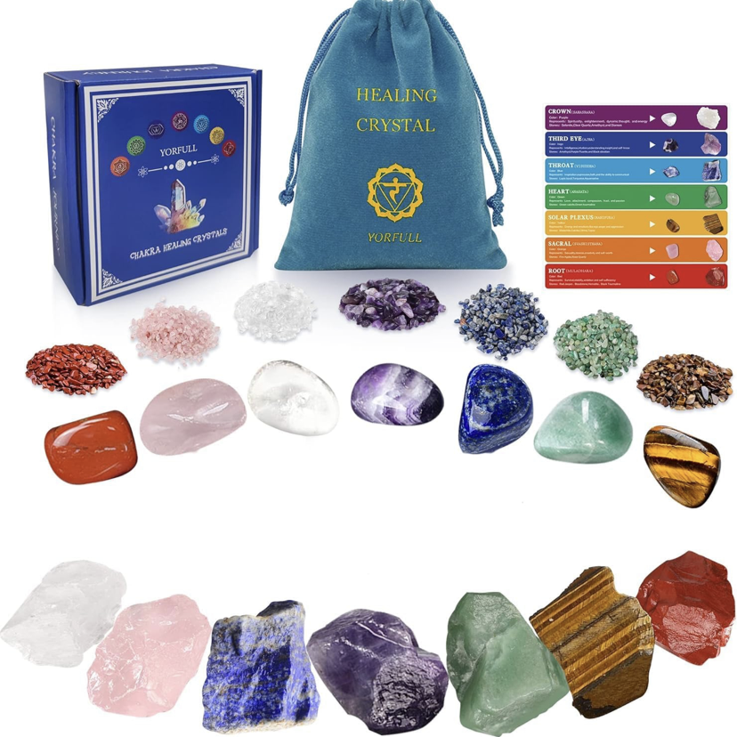 SET PIETRE CHAKRA 🧘‍♀️ Ideale per meditazione ed equilibrio