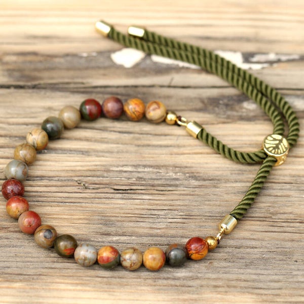 Bracciale con terminali placcati oro 18k o Argento 925