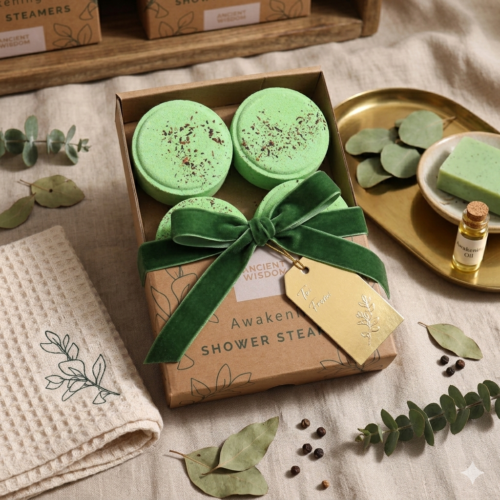 Set di Frizzanti da Doccia Confezionato in un’elegante scatola regalo.
