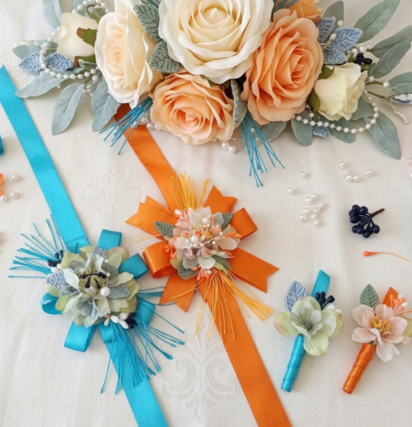 Bracciale Damigella,Corsage Sposa,Damigelle,Accessorio Eventi!