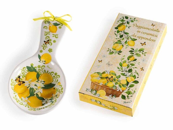 8x Poggiamestolo in ceramica completo di scatola . Idea Bomboniere fai da te......