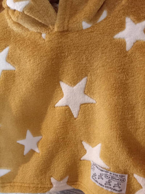 Babies Cuddle Mustard/white star
