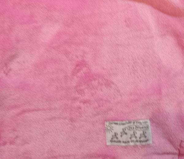 Babies pink cuddle fleece