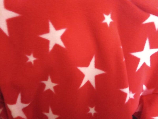 Kids Red White Star Fleece