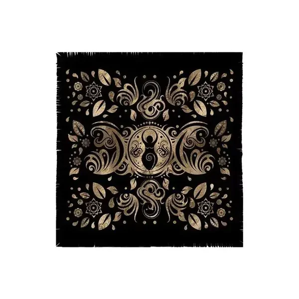 Altaarkleed Maangodin met Triple Moon 60x60cm