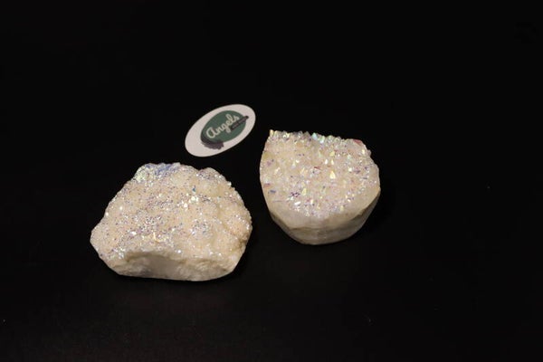 Angel Aura kwarts cluster - per stuk