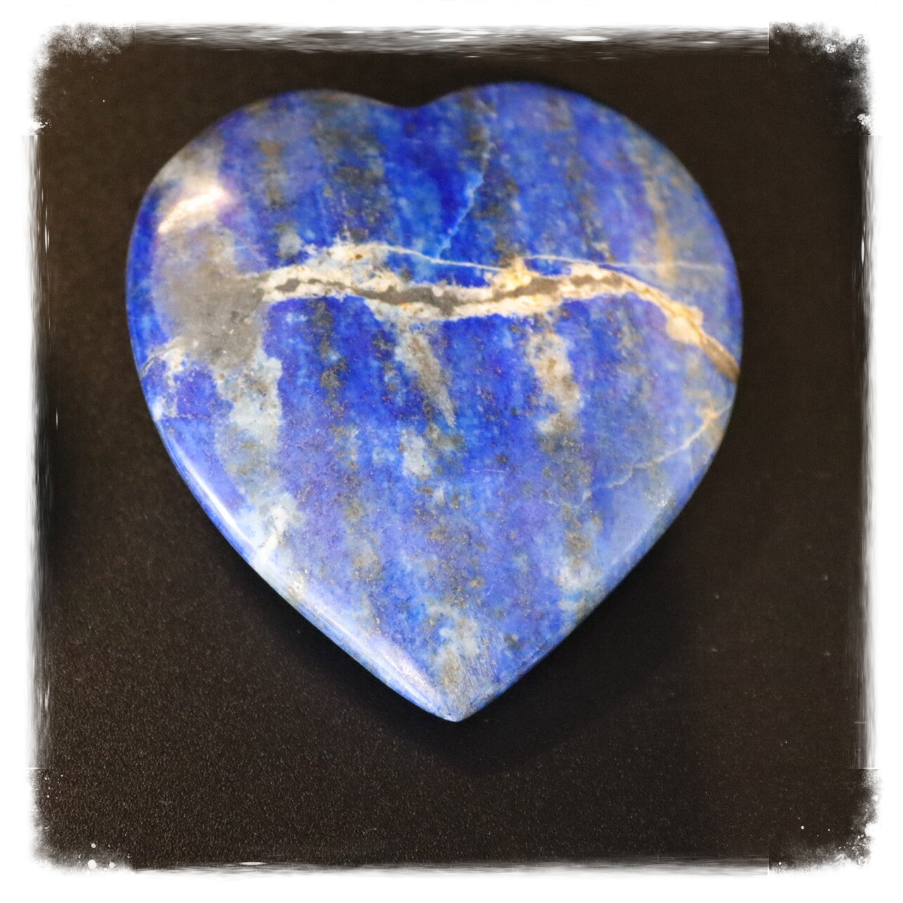 Knuffelsteen Hartvormig Lapis Lazuli 5,5cm