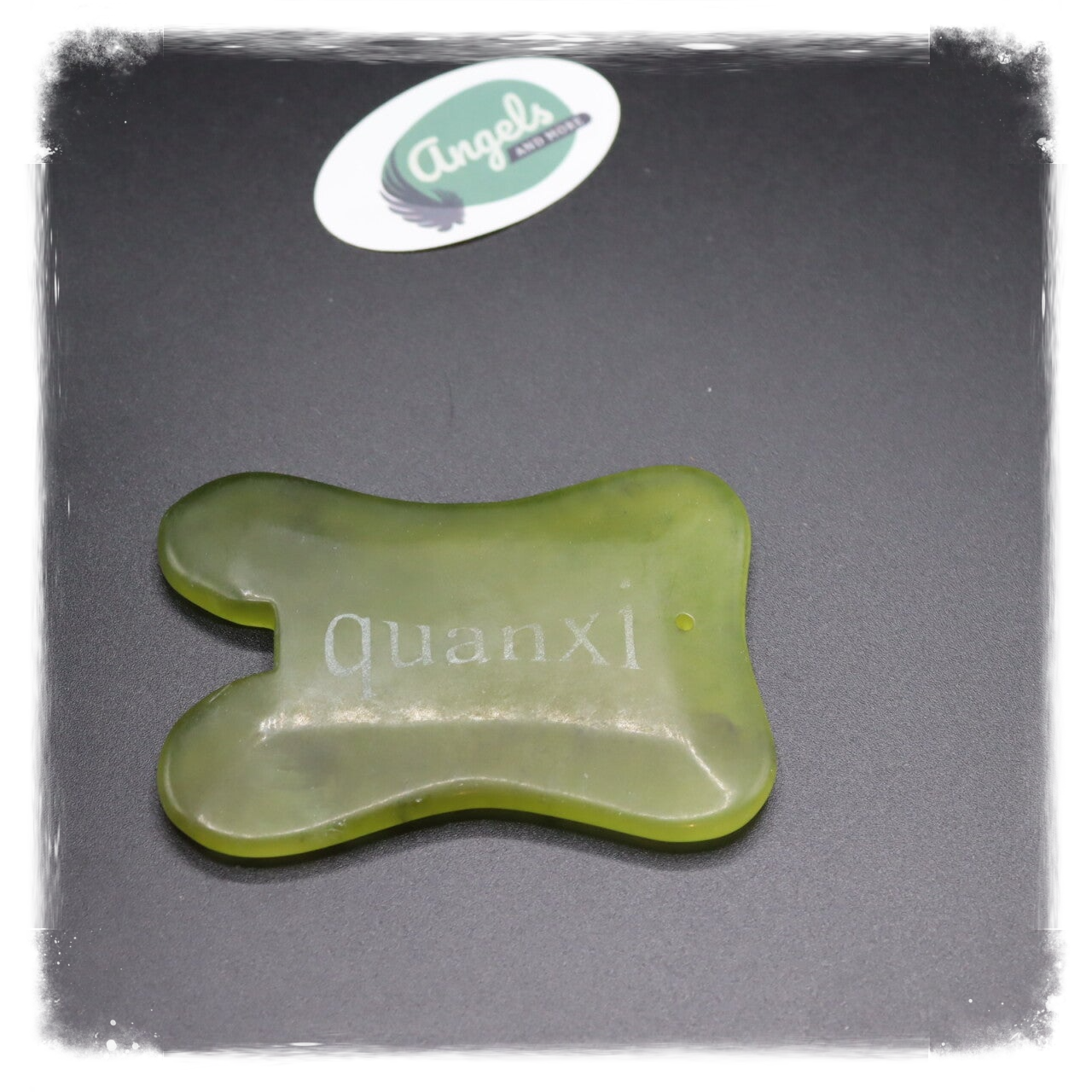 Guasha massagesteen Jade (Bao Yü) 8cm