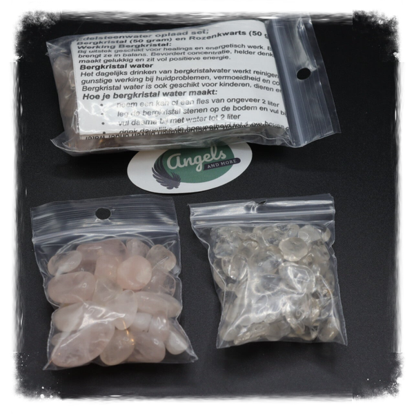 Edelsteenwater Oplaadset 2x 50gr