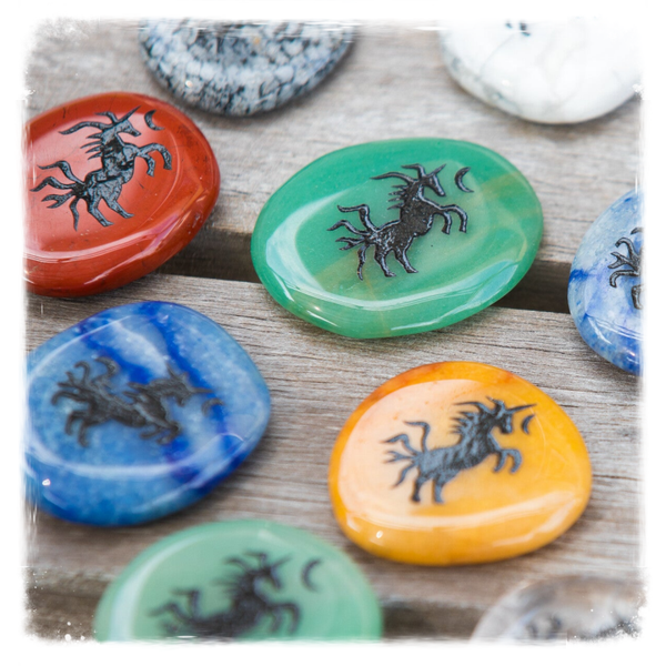 Talismansteen Unicorn 4cm