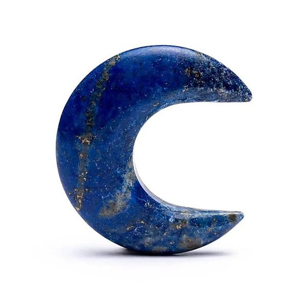 Maanvormige knuffelsteen Lapis Lazuli 4cm