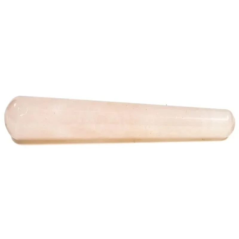 Massagestaaf Rozenkwarts 9cm