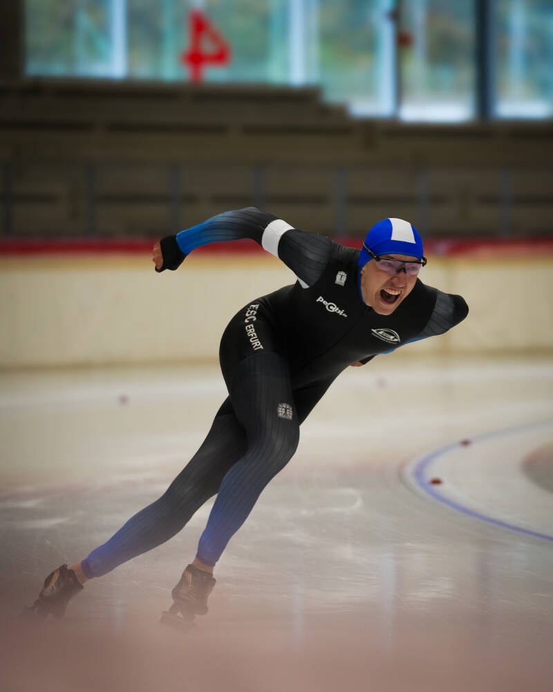 Finn Sonnekalb (ESC) in Inzell, 18.10.2025