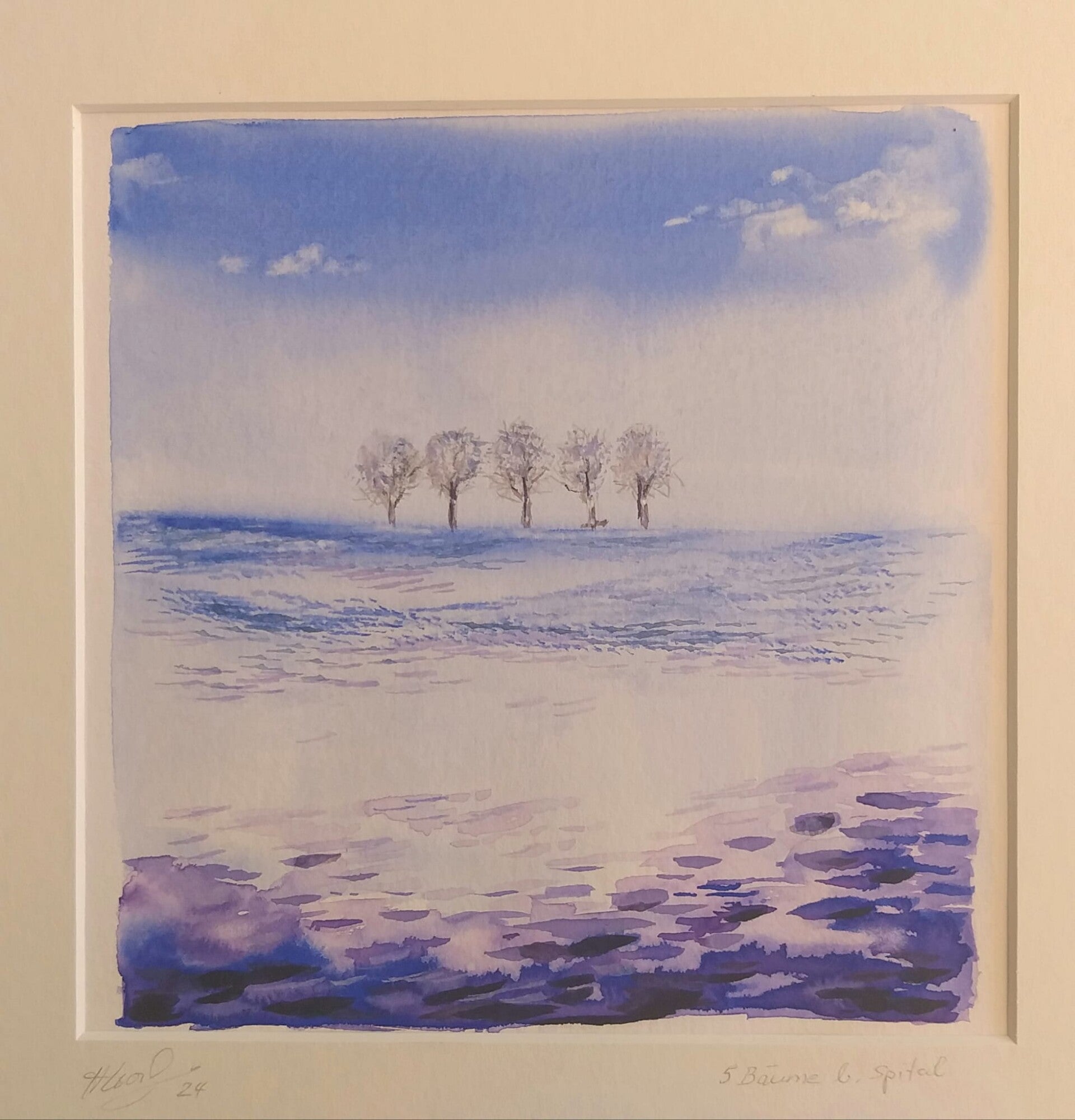 5 Bäume oberhalb Spital