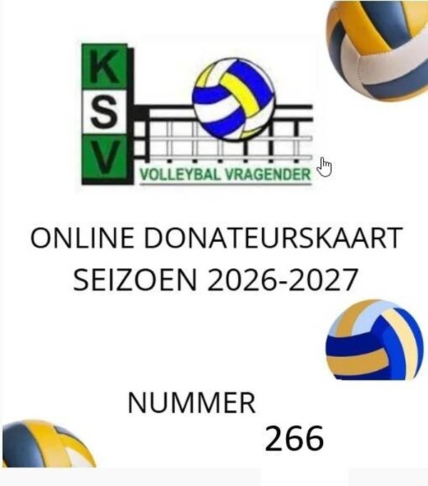Donateurskaart 266