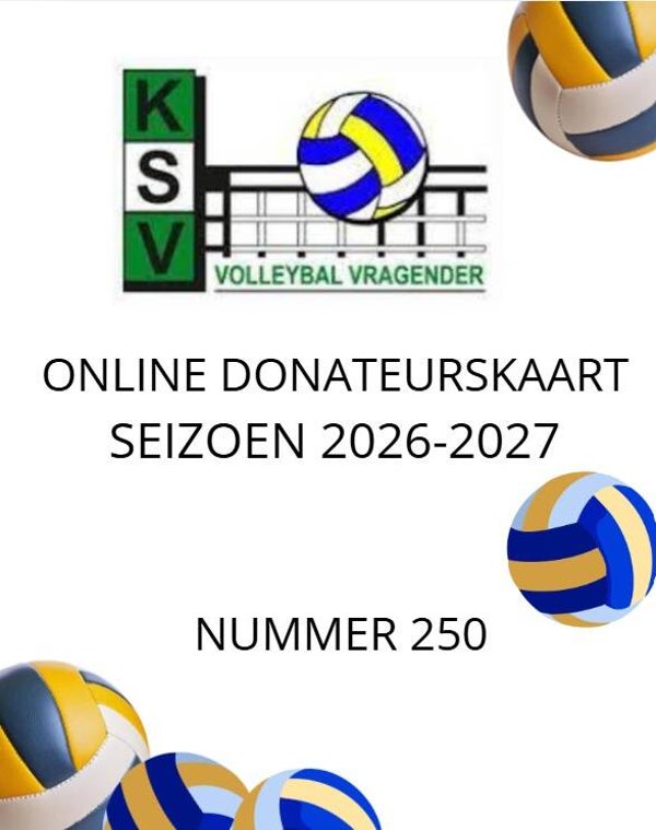 Donateurskaart 250