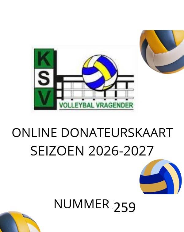Donateurskaart 259