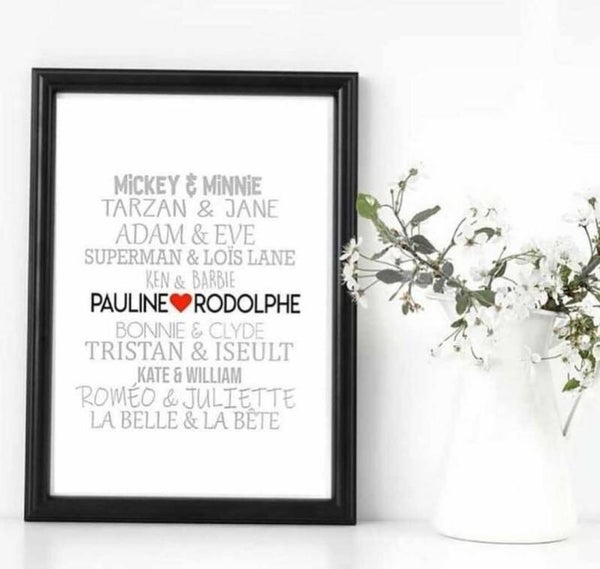 affiche saint Valentin