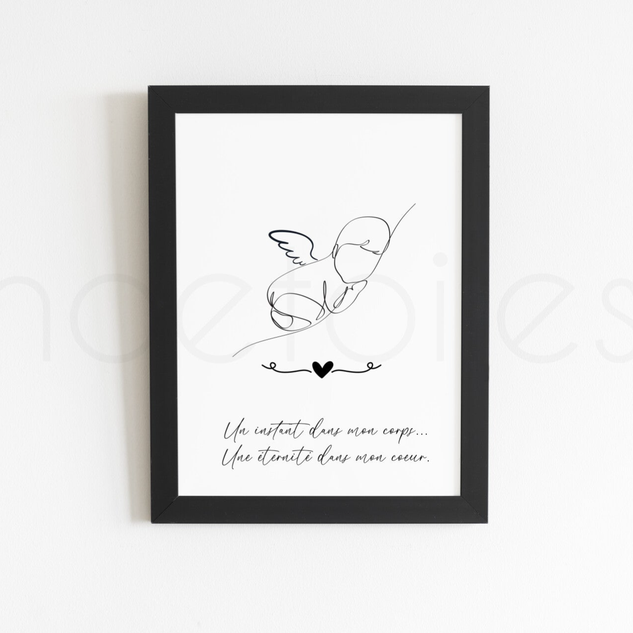 affiche bébé du ciel