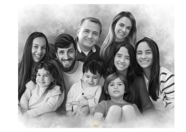 photo  montage de famille