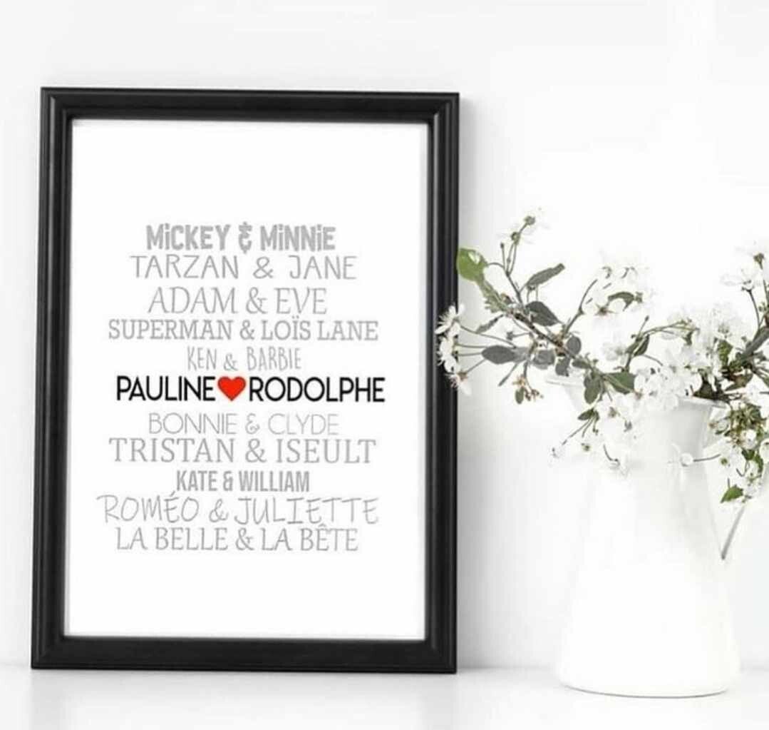 affiche saint Valentin