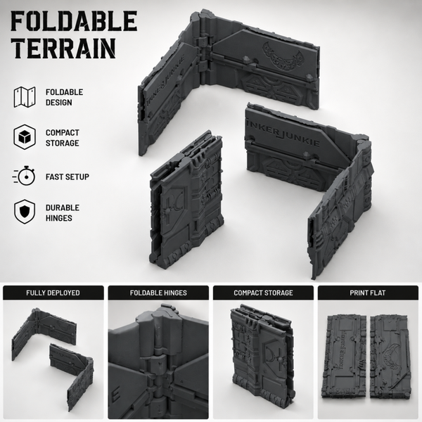 Foldable Terrian war gaming
