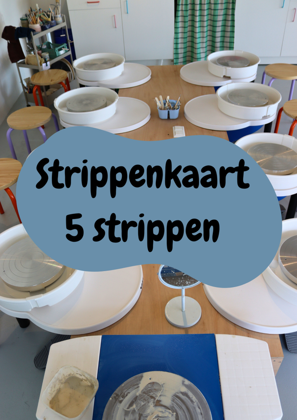 Strippenkaart 5 x deelatelier