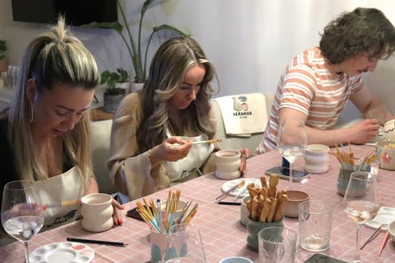 workshop keramiek schilderen groep teamuitje